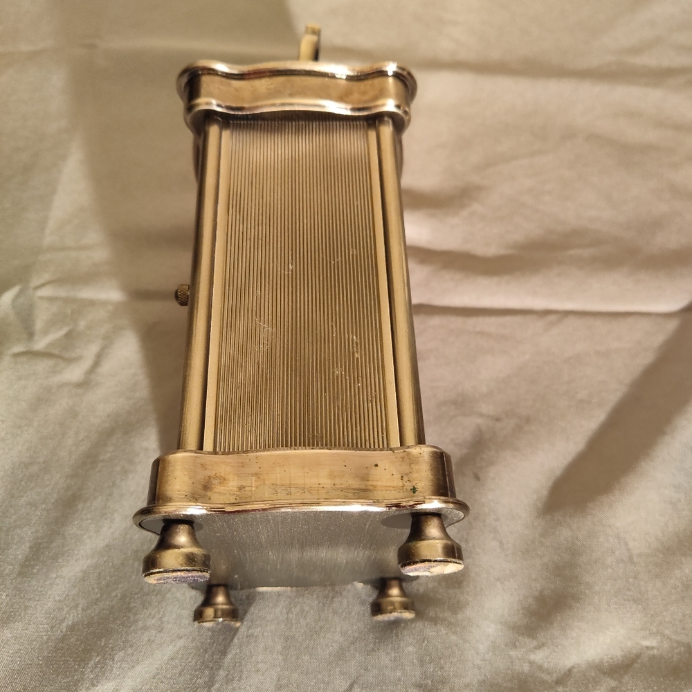 Brushed Bronze Clock Approx 6" Tall - Picture 9 of 11